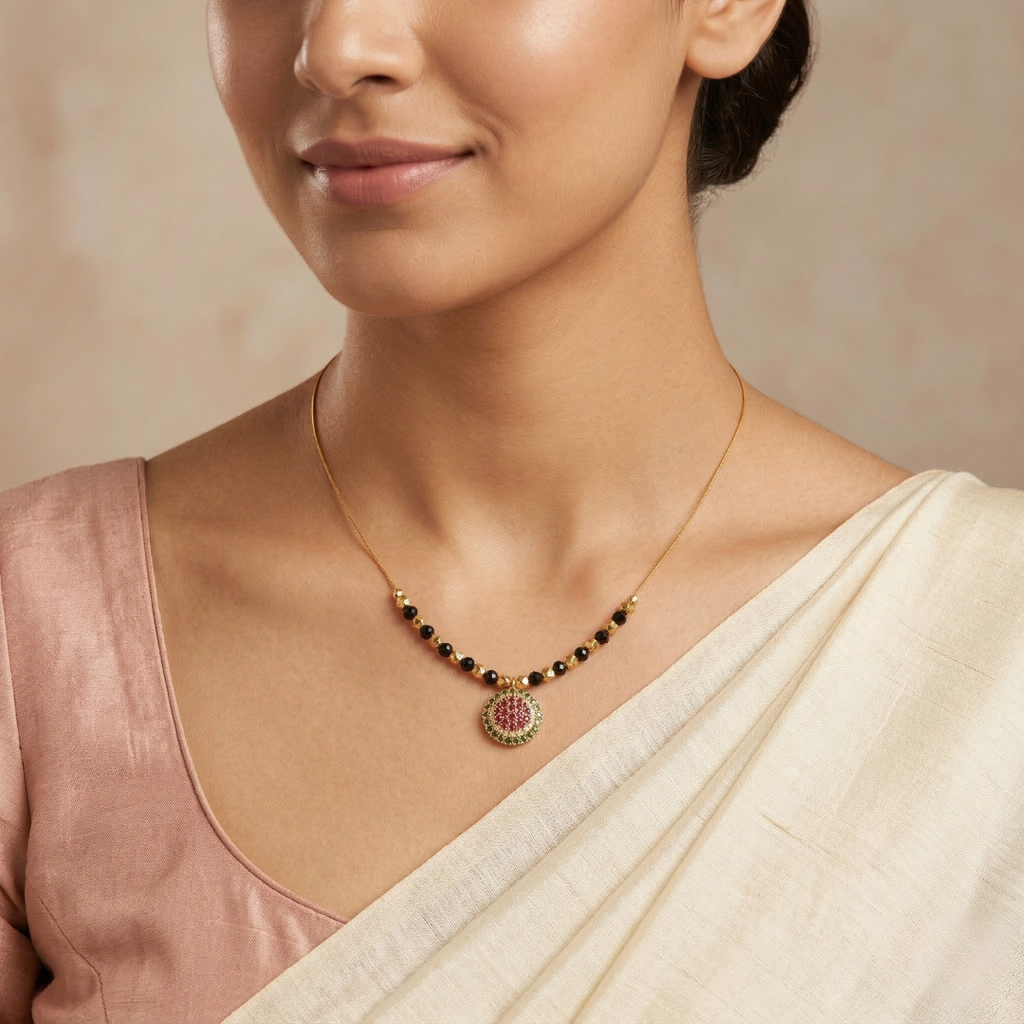 Invisible Mangalsutra Set – Pack of 3RAAYA Invisible Mangalsutra Combo (Pack of 3) | Minimal Daily Wear | Micro Gold | Anti-Tarnish