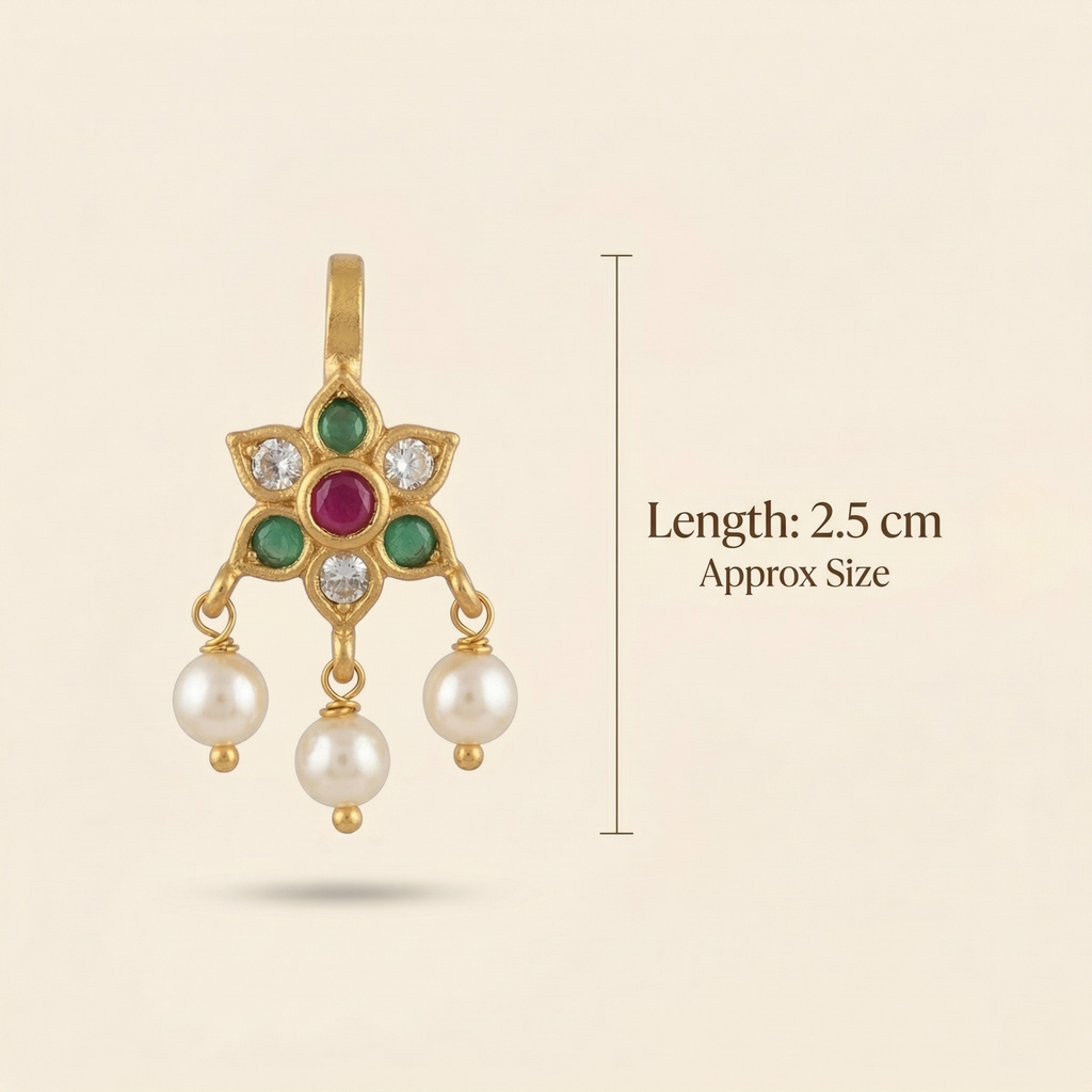 RAAYA Floral Bugadi Earrings | Micro Gold | Anti-Tarnish | Victorian