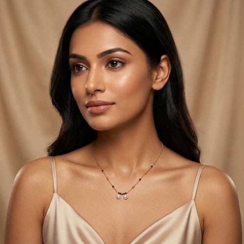 Aishwarya Anti Tarnish Micro Gold Plated Short Mangalsutra