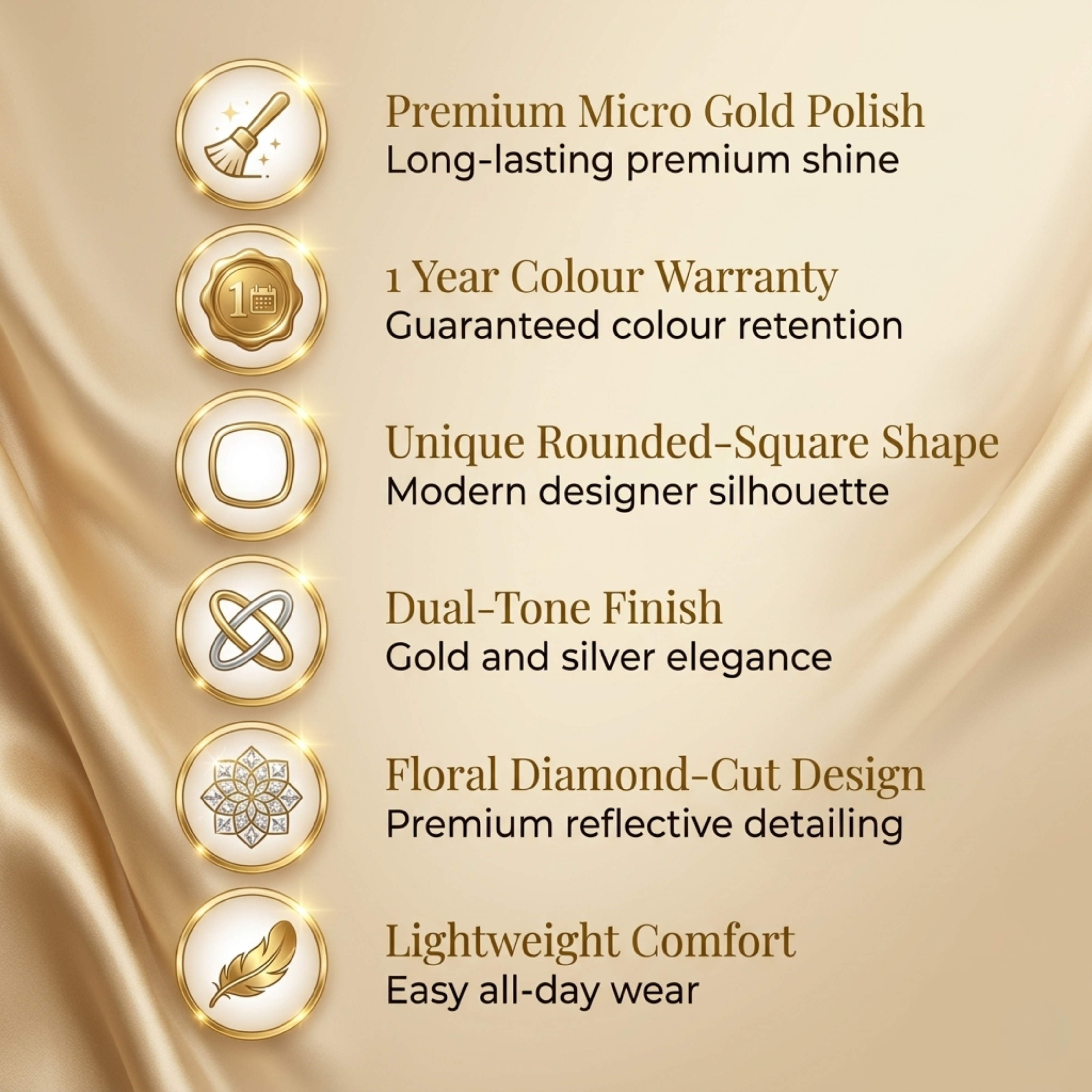 Amruta Premium Micro Gold Plated Designer Bangles Set of 2 | Anti Tarnish Dual Tone Bangles for Women