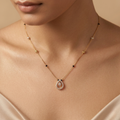 Ashwini Anti Tarnish Micro Gold Plated Short Mangalsutra