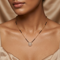 Nandini Anti Tarnish Micro Gold Plated Short Mangalsutra