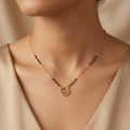 Radhika Anti Tarnish Micro Gold Plated Short Mangalsutra