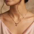 Aarohi Anti Tarnish Micro Gold Plated Short Mangalsutra